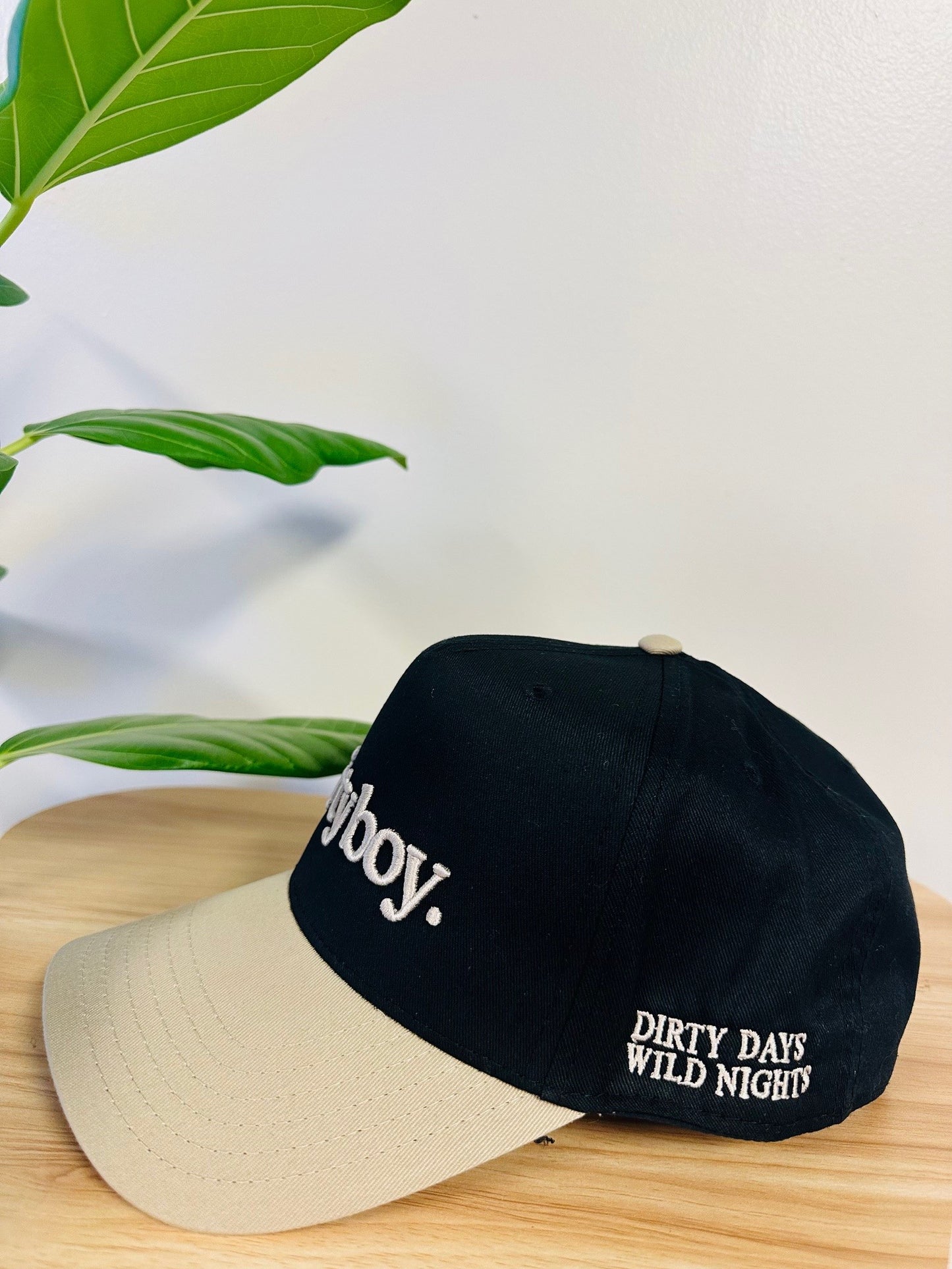 Black/Khaki 5 Panel
