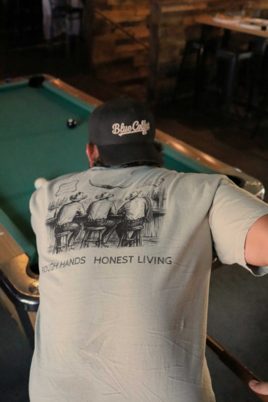 Barstool Cowboys Tee — Sandstone