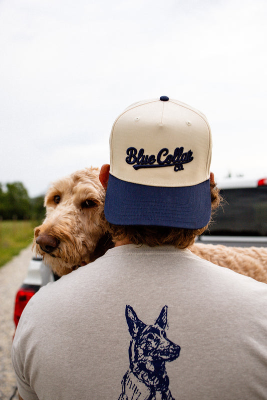 Neutral/Navy 5 Panel