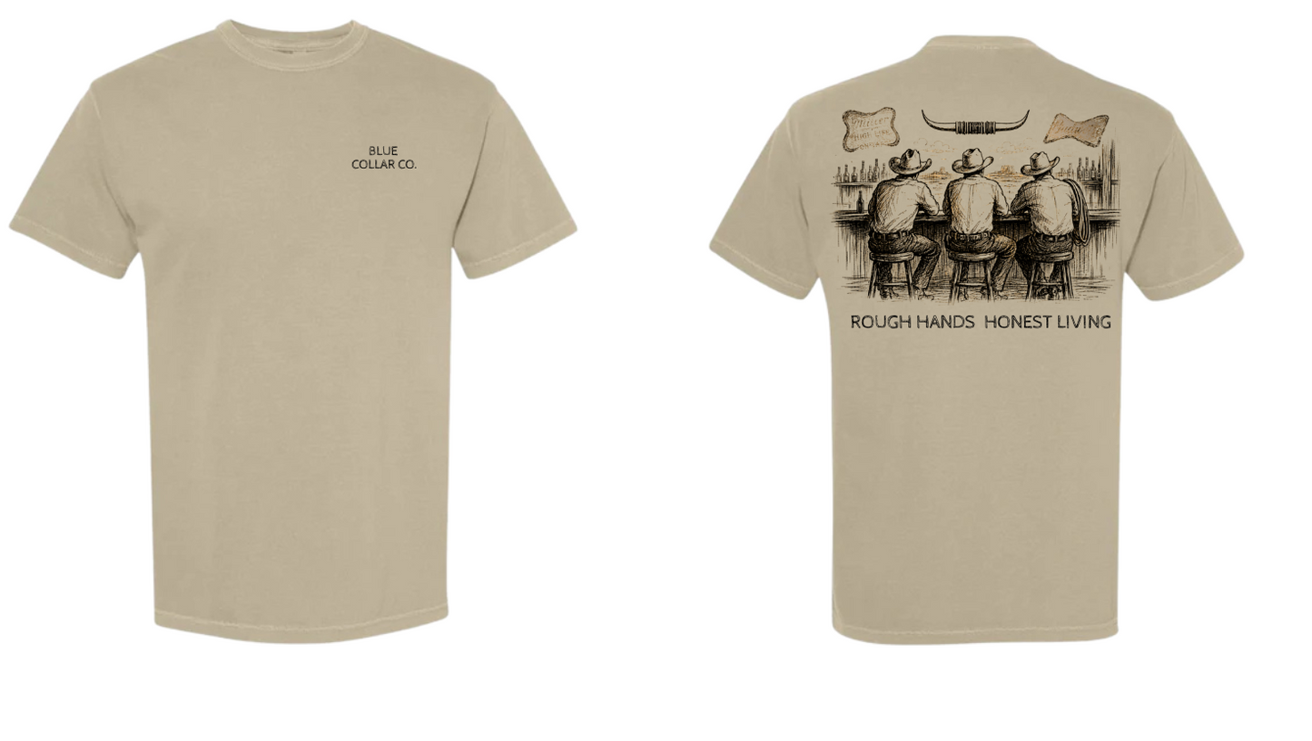 Barstool Cowboys Tee — Sandstone