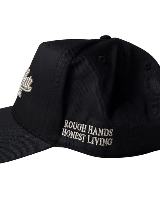 All Black 5 Panel